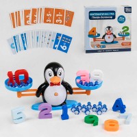 Дитячий Балансир Пінгвін 56427 4FUN Game Club , 87 елементів, 3 рівні гри, 54 двосторонніх карток, цифри від 1 до 10