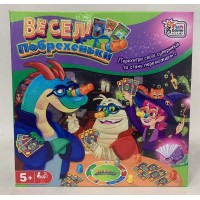 Дитяча гра “Веселі побрехеньки” 32777 "4FUN Game Club", 24 картки, 4 окулярів, 11 ковпачків