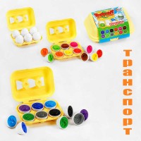Дитячий 3D сортер Транспорт 54435 ,2 види, 4FUN Game Club , Яєчний лоток