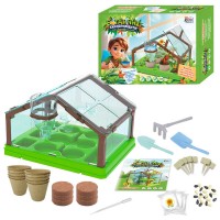 Ботанічні експерименти 78522 (12/2) "4FUN Game Club", ґрунт, теплиця, насіння, інструменти