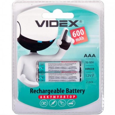 Акумулятори VIDEX ААА 600 акумуляторні V-291826 у магазині autoplus, з доставкою по Україні, краща ціна