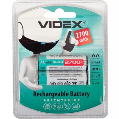 Акумулятори VIDEX АА 2700 акумуляторні