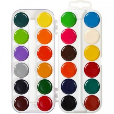 Акварель 24 кольори "Захоплення" пластик "Гамма" 17 * 7,5 см у магазині autoplus, з доставкою по Україні, краща ціна