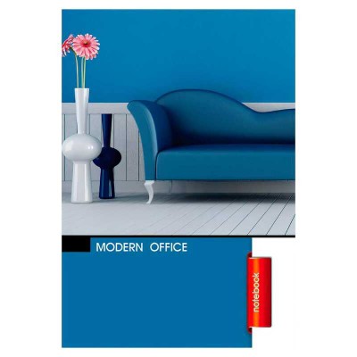 Зошит робочий 48 арк., лінія, офсет, Серія Modern office - dark blue Ц262084У Ранок
