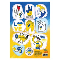 Стікери Made in Ukraine. Україна - мій дім КН1713002УА /укр/ (1000) Кенгуру