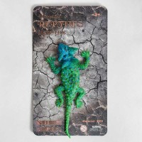 Дитяча гра антистрес 8111-7 (168/2) "Ящірка молох", тягучка, на листі