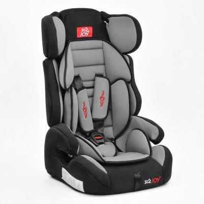 Автокрісло універсальне Е 1390 (2) Колір чорно-сірий 9-36 кг, з бустером Joy