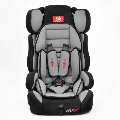 Автокрісло універсальне Е 1390 (2) Колір чорно-сірий 9-36 кг, з бустером Joy в магазині autoplus, з доставкою по Україні, краща ціна