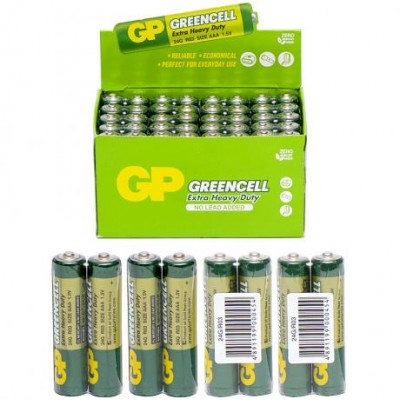 Батарейка GP 24G-S2 сольова R03, AAA у магазині autoplus, з доставкою по Україні, краща ціна