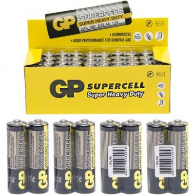 Батарейка GP SUPERCELL 15PL-S2 сольова R6, AA GP-030956 у магазині autoplus, з доставкою по Україні, краща ціна