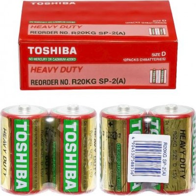 Батарейка Toshiba R20 Heavy Duty