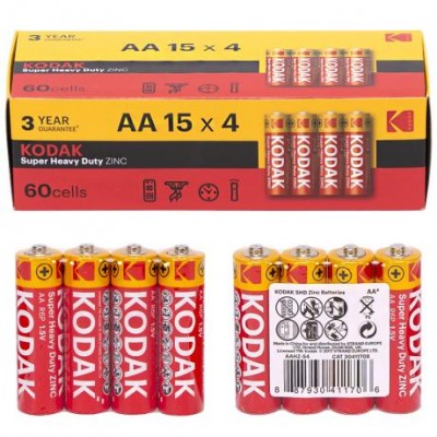 Батарейка KODAK R-6 AA 60 штук у магазині autoplus, з доставкою по Україні, краща ціна