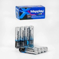 Батарейки “Maxday” C 56963 Alcaline, міні-пальчикові, ААА 1,5V, ЦІНА ЗА 40 ШТ. У БЛОЦІ