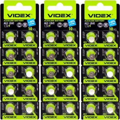 Батарейка Videx "таблетка" AG 3