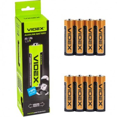 Батарейка VIDEX LR6 / AA 4pcs SHRINK CARD