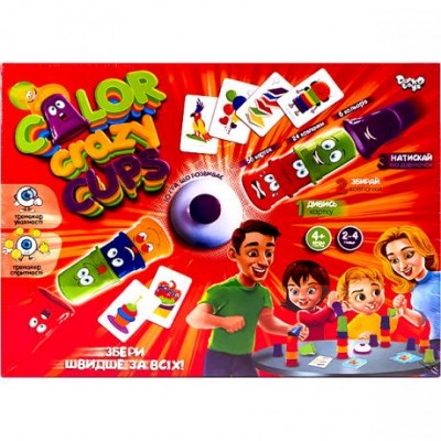 Настільна розважальна гра "Color Crazy Cups" УКР CCC-01-01U
