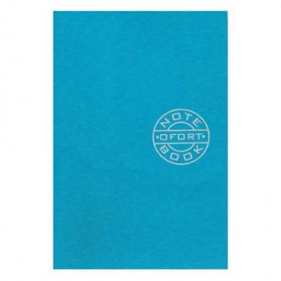 Книга записна А6 "Графіка" 36л., чистий лист, скоба Блакитна ЗК6836