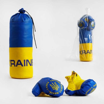 Груша боксерська МАЛА (Україна) + рукавички Full contact , висота-42 см, BUM 850158 в магазині autoplus, з доставкою по Україні, краща ціна