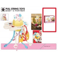 Брязкальце N 1654 Штрих=40069 (72) Космічна ракета”, Pop it, пальчикова гра, прорізувач, шнурочки, підвіски