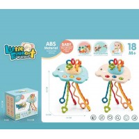 Брязкальце 2890 (120) 2 кольори, слоненя, пальчикова гра, pop it, прорізувач