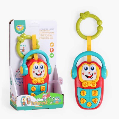 Музичне брязкальце 855-117 D (120/2) телефон, мелодії, звуки, підсвічування