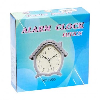 Настільний годинник - будильник 2205 "Будиночок" 13x13см у магазині autoplus, з доставкою по Україні, краща ціна
