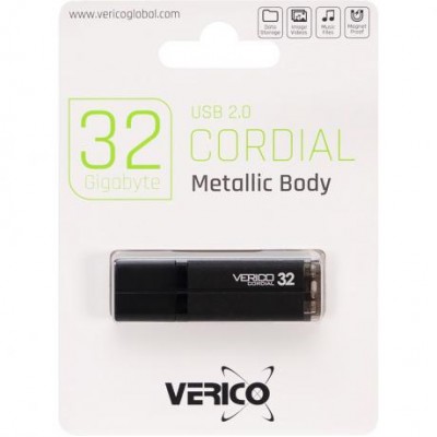 Флешка Verico USB 32Gb Cordial Black 601330