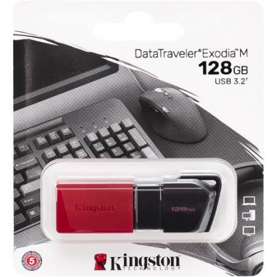 Флешка Kingston USB 128Gb DT Exodia M128GB USB 3.2 326376 у магазині autoplus, з доставкою по Україні, краща ціна