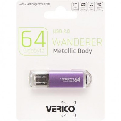 Флешка Verico USB 64Gb Wanderer Purple 600760