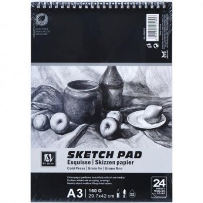 Альбом "Sketch Pad" А3 24 аркуша 160г/м² 6002-S у магазині autoplus, з доставкою по Україні, краща ціна