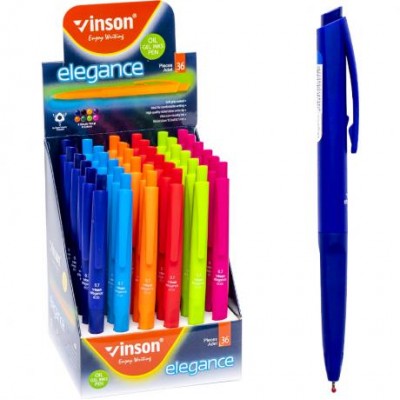 Ручка масляна VINSON синя 8055C автоматична