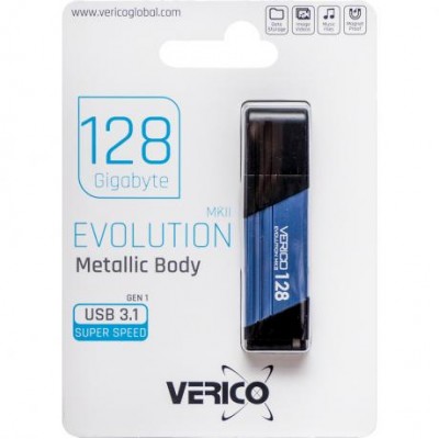 Флешка Verico USB 128Gb MKII Navy Blue USB 3.1 603891