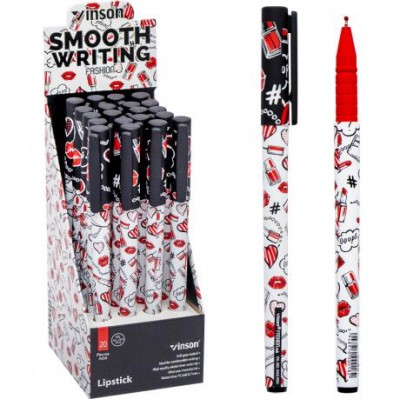 Ручка масляна VINSON Lipstick синя A8 у магазині autoplus, з доставкою по Україні, краща ціна