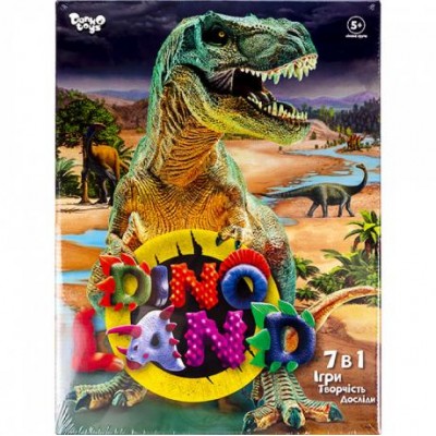 Креативна творчість "Dino Land 7 в 1" укр DL-01-01U/ДТ-ОО-09302