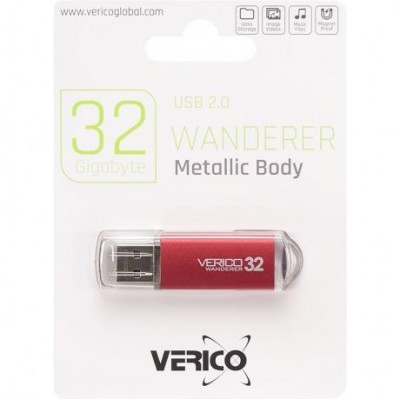 Флешка Verico USB 32Gb Wanderer Red 600715