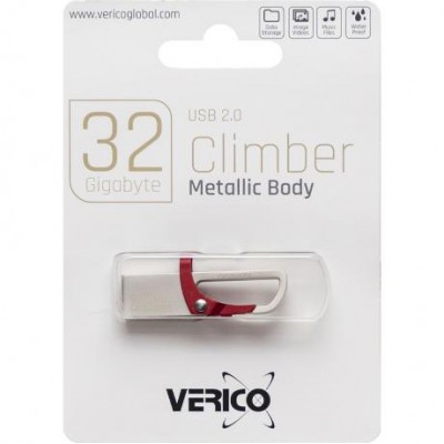 Флешка Verico USB 32Gb Climber Red 603204 у магазині autoplus, з доставкою по Україні, краща ціна