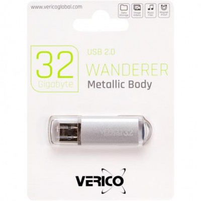 Флешка Verico USB 32Gb Wanderer Silver 600692