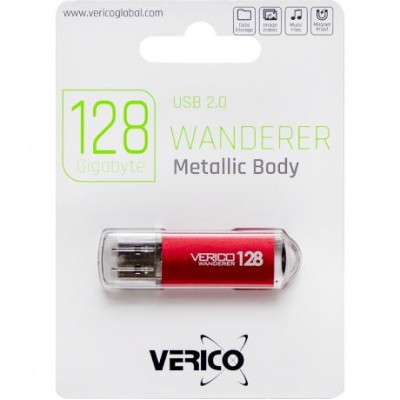 Флешка Verico USB 128Gb Wanderer Red 600838