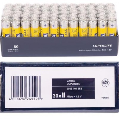 Батарейки R03 Varta Superlife ZnCb AAА 2 шт 745593 у магазині autoplus, з доставкою по Україні, краща ціна