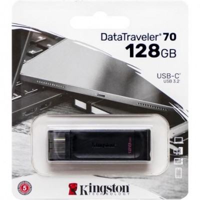 Флешка Kingston USB 128Gb DT 70 USB 3.2 305371 у магазині autoplus, з доставкою по Україні, краща ціна