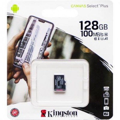 Карта памяти Kingston MicroSDHC 128GB UHS-I A1 (Cl10) у магазині autoplus, з доставкою по Україні, краща ціна