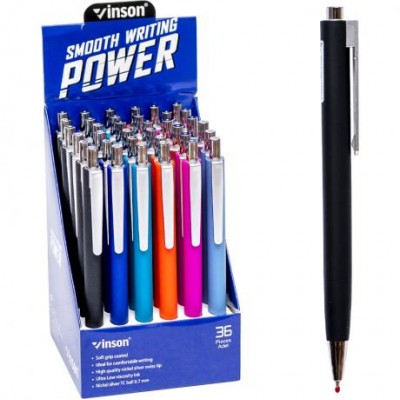 Ручка масляна VINSON синя N70 автоматична