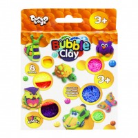 Набір Bubble Clay Кульковий пластилін 8 кольорів укр