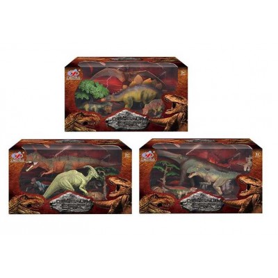 Набір динозаврів Q 9899-203 3 види, 6 елементів, 4 динозаври, аксесуари в магазині autoplus, з доставкою по Україні, краща ціна