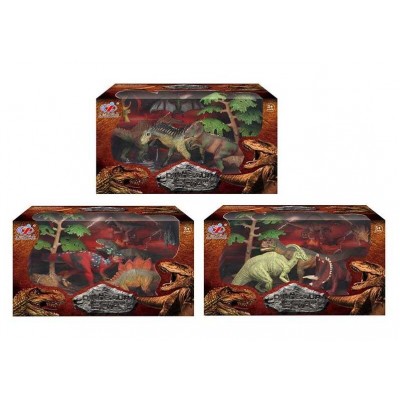 Набір динозаврів Q 9899-208 3 види, 7 елементів, 5 динозаврів, аксесуари в магазині autoplus, з доставкою по Україні, краща ціна