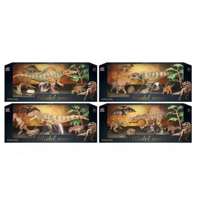 Набір динозаврів Q 9899 W 6 4 види, 6 елементів, 4 динозаври, 2 аксесуари