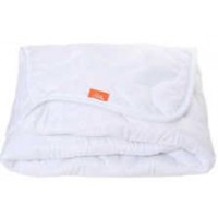 Ковдра "Hypoallergenic" 20500300 стьобана мікрофібра, силіконізоване волокно, 90х120 см, біла "Homefort"