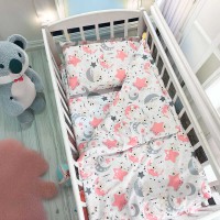 Постільний комплект "Коала" 26788 тканина РАНФОРС, розмір 110*90 см "Bimbo"
