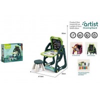 Мольберт Artist. Drawing Board 050-30,2 дошки: для маркерів та крейди, стільчик, приладдя для малювання