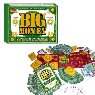 Настільна економічна гра "Big Money" 12120143У (14) "Ранок" в магазині autoplus, з доставкою по Україні, краща ціна